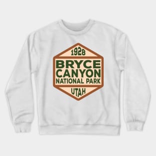 Bryce Canyon National Park badge Crewneck Sweatshirt